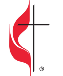 Methodist Cross and Flame logo